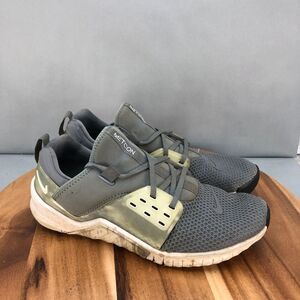 Nike Free Metcon 2 Training Shoes Mens 11 Gray Mesh Athletic Sneaker Performance